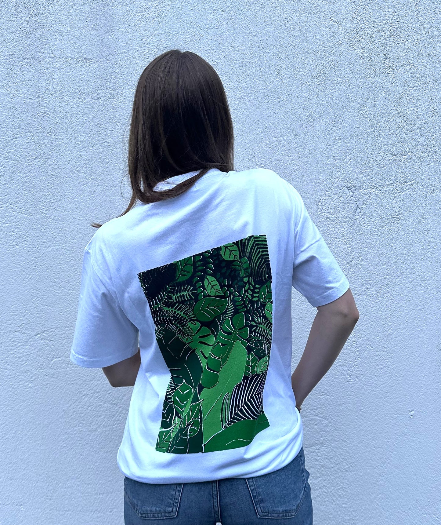 T-Shirt Jungle weiß Unisex